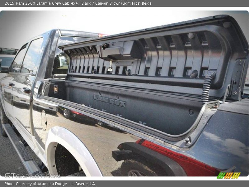 Black / Canyon Brown/Light Frost Beige 2015 Ram 2500 Laramie Crew Cab 4x4