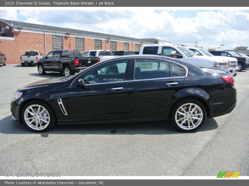 Phantom Black Metallic / Jet Black 2015 Chevrolet SS Sedan