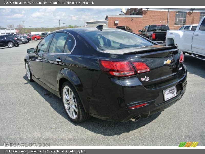 Phantom Black Metallic / Jet Black 2015 Chevrolet SS Sedan