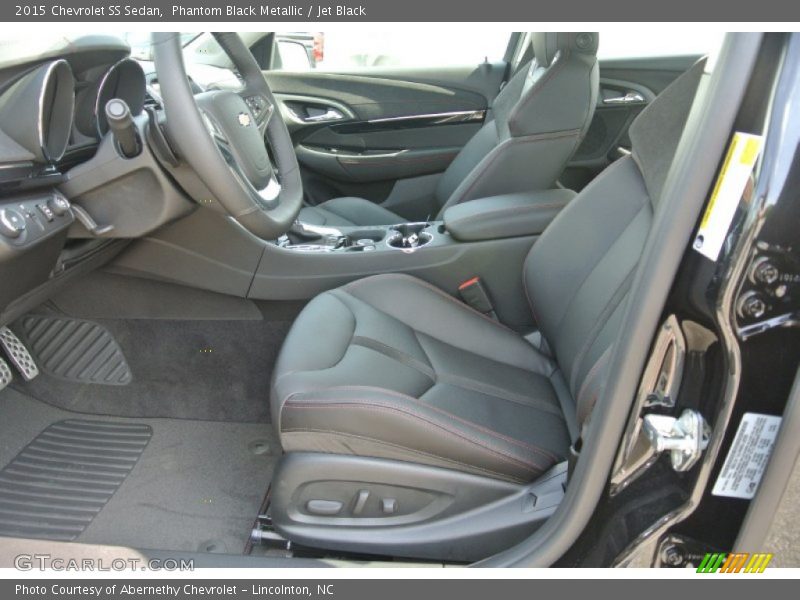 Phantom Black Metallic / Jet Black 2015 Chevrolet SS Sedan