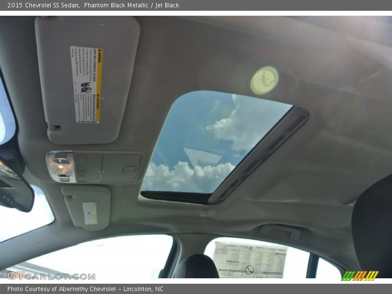 Phantom Black Metallic / Jet Black 2015 Chevrolet SS Sedan