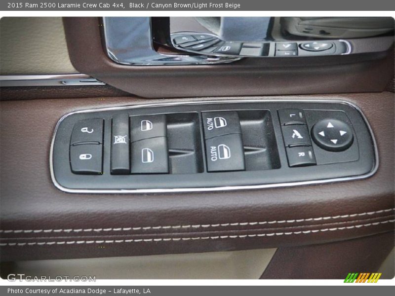 Black / Canyon Brown/Light Frost Beige 2015 Ram 2500 Laramie Crew Cab 4x4