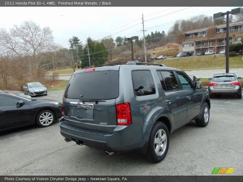 Polished Metal Metallic / Black 2011 Honda Pilot EX-L 4WD