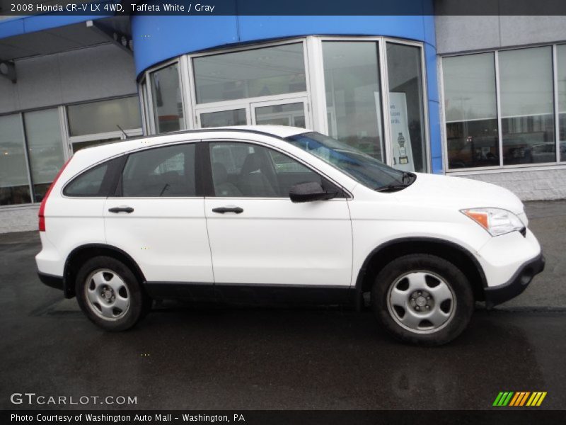 Taffeta White / Gray 2008 Honda CR-V LX 4WD