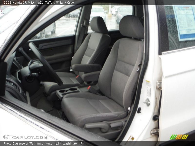 Taffeta White / Gray 2008 Honda CR-V LX 4WD