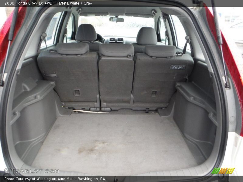 Taffeta White / Gray 2008 Honda CR-V LX 4WD