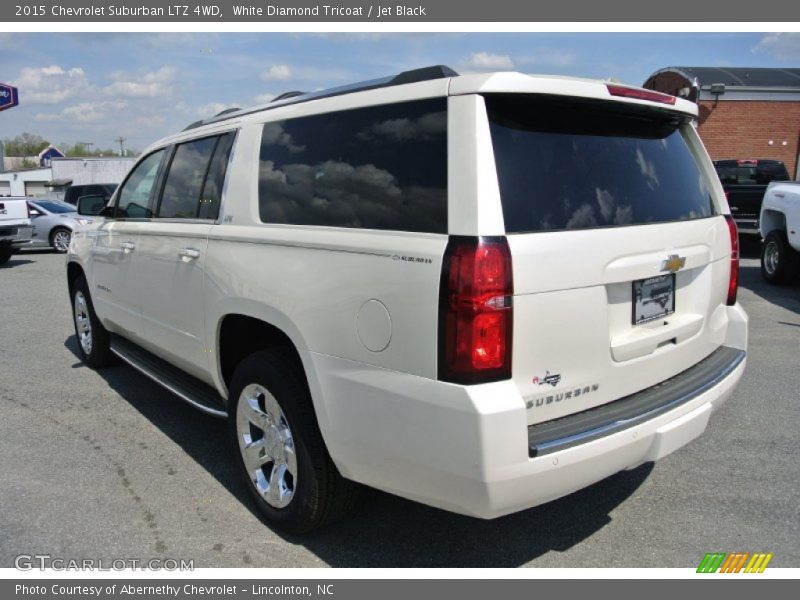 White Diamond Tricoat / Jet Black 2015 Chevrolet Suburban LTZ 4WD
