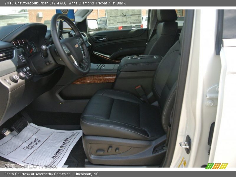 White Diamond Tricoat / Jet Black 2015 Chevrolet Suburban LTZ 4WD