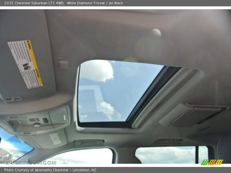 White Diamond Tricoat / Jet Black 2015 Chevrolet Suburban LTZ 4WD