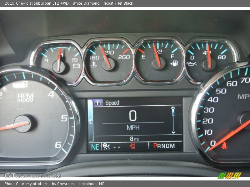 White Diamond Tricoat / Jet Black 2015 Chevrolet Suburban LTZ 4WD