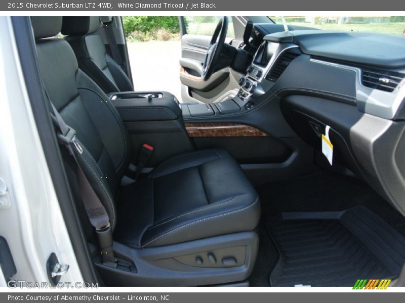 White Diamond Tricoat / Jet Black 2015 Chevrolet Suburban LTZ 4WD