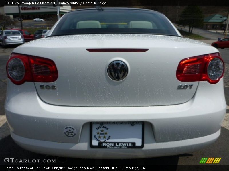 Candy White / Cornsilk Beige 2011 Volkswagen Eos Komfort