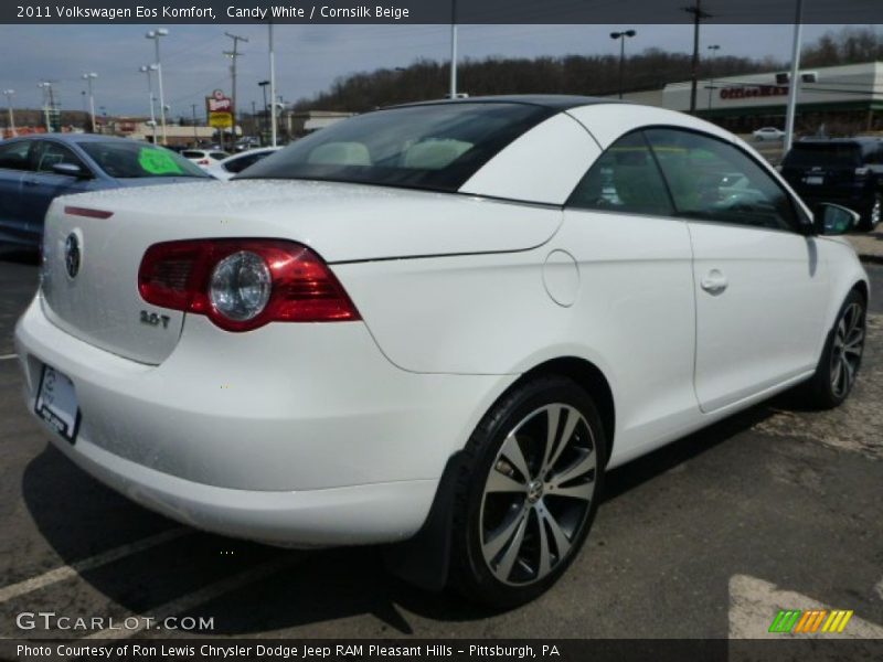 Candy White / Cornsilk Beige 2011 Volkswagen Eos Komfort