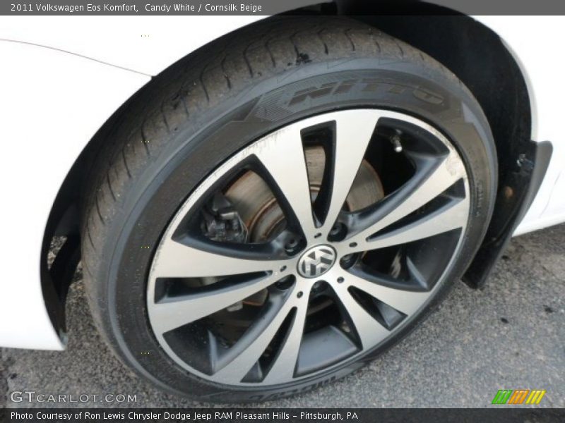 Candy White / Cornsilk Beige 2011 Volkswagen Eos Komfort