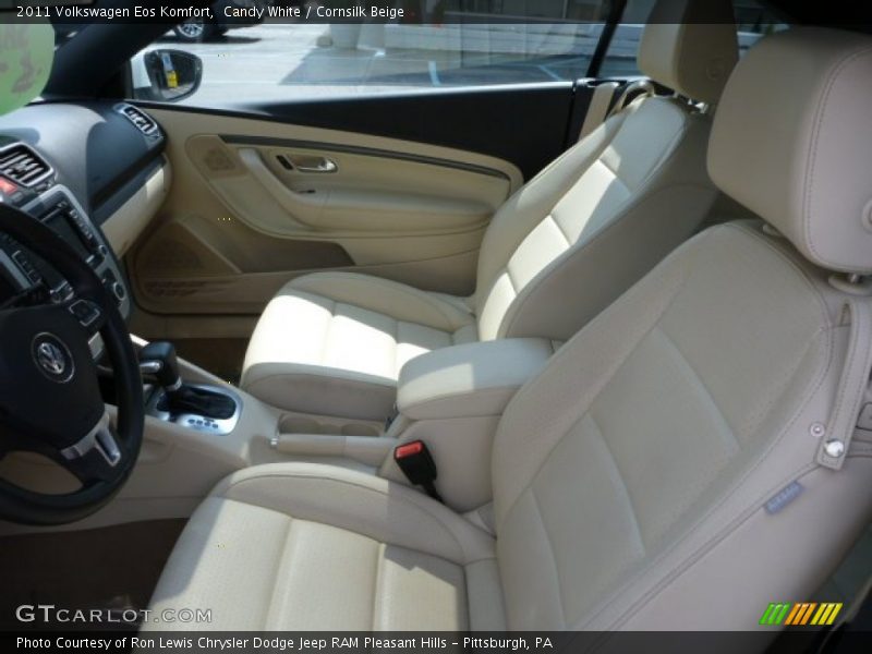 Candy White / Cornsilk Beige 2011 Volkswagen Eos Komfort