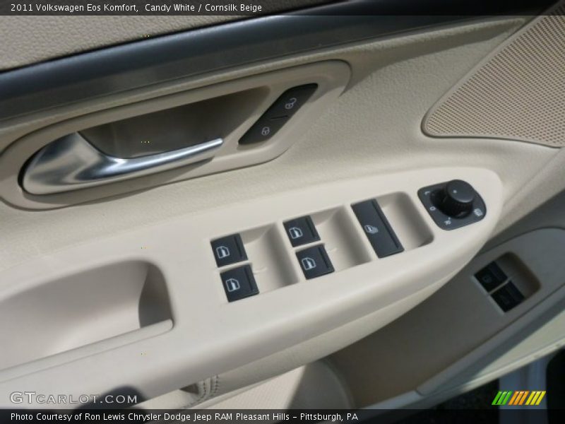 Candy White / Cornsilk Beige 2011 Volkswagen Eos Komfort