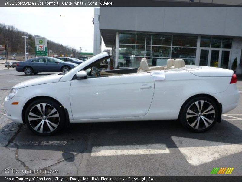 Candy White / Cornsilk Beige 2011 Volkswagen Eos Komfort