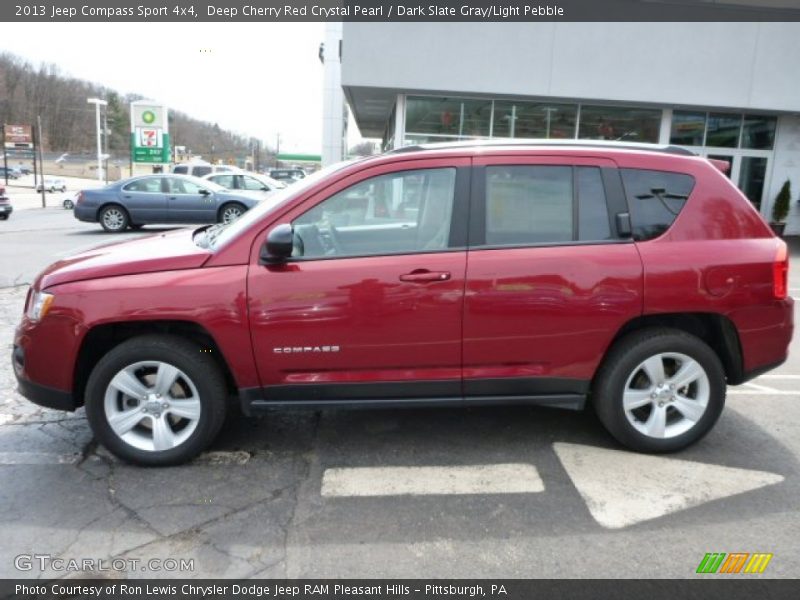 Deep Cherry Red Crystal Pearl / Dark Slate Gray/Light Pebble 2013 Jeep Compass Sport 4x4