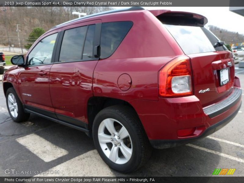 Deep Cherry Red Crystal Pearl / Dark Slate Gray/Light Pebble 2013 Jeep Compass Sport 4x4