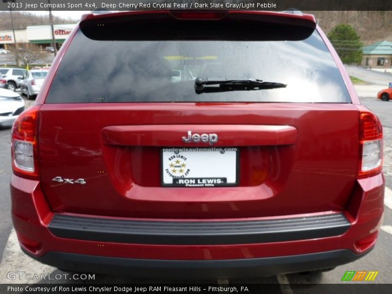 Deep Cherry Red Crystal Pearl / Dark Slate Gray/Light Pebble 2013 Jeep Compass Sport 4x4