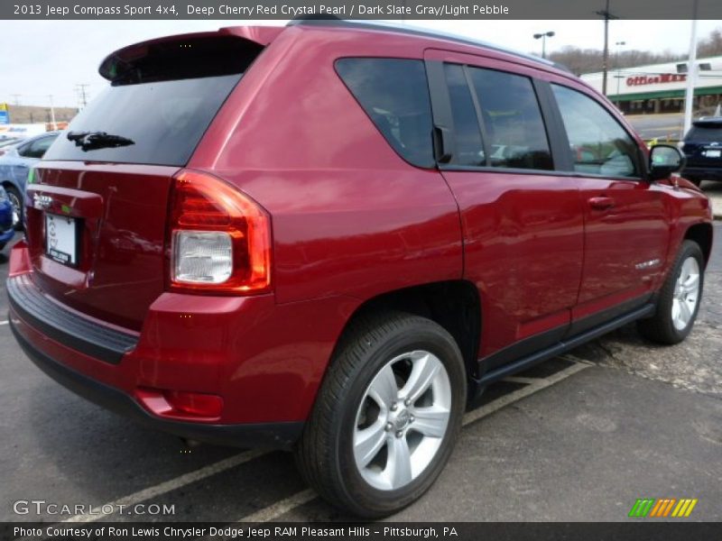Deep Cherry Red Crystal Pearl / Dark Slate Gray/Light Pebble 2013 Jeep Compass Sport 4x4