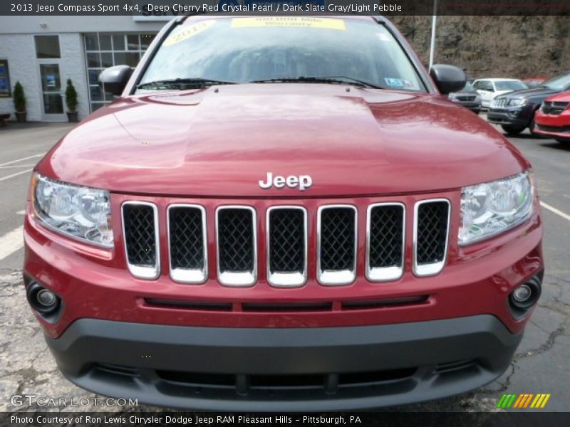 Deep Cherry Red Crystal Pearl / Dark Slate Gray/Light Pebble 2013 Jeep Compass Sport 4x4
