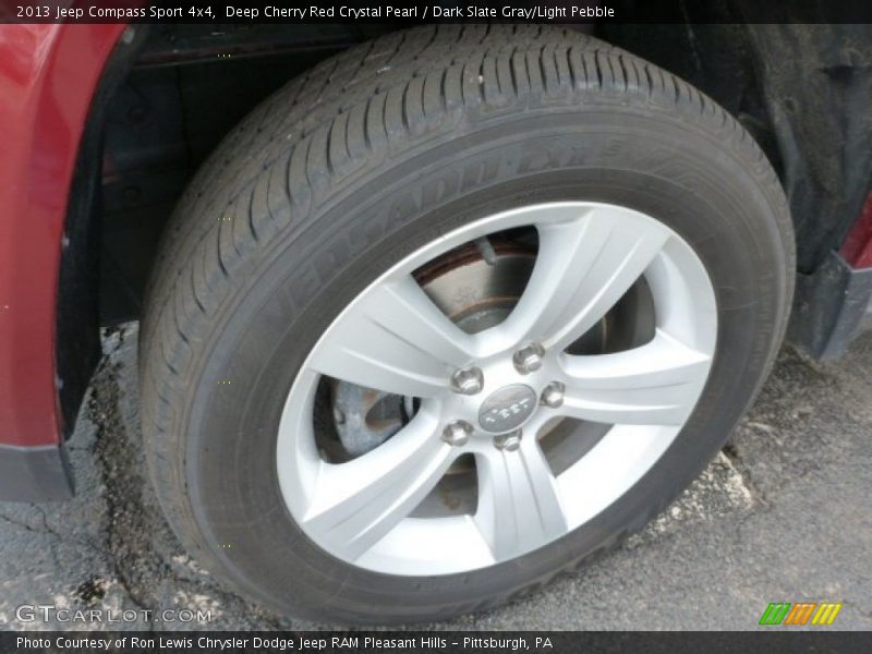 Deep Cherry Red Crystal Pearl / Dark Slate Gray/Light Pebble 2013 Jeep Compass Sport 4x4