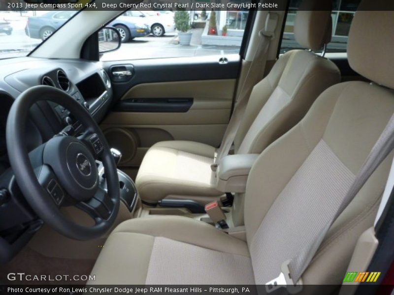 Deep Cherry Red Crystal Pearl / Dark Slate Gray/Light Pebble 2013 Jeep Compass Sport 4x4