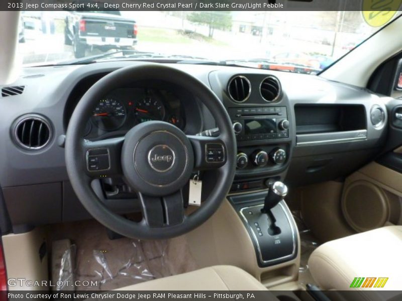 Deep Cherry Red Crystal Pearl / Dark Slate Gray/Light Pebble 2013 Jeep Compass Sport 4x4