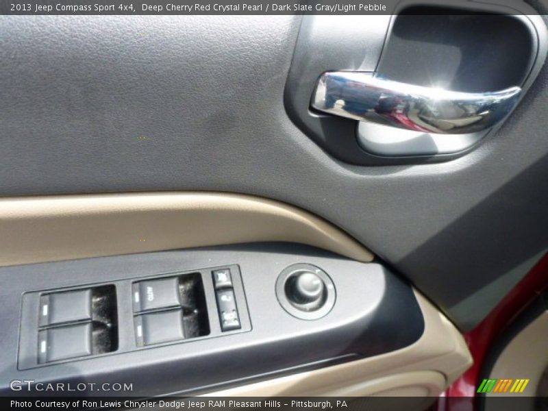 Deep Cherry Red Crystal Pearl / Dark Slate Gray/Light Pebble 2013 Jeep Compass Sport 4x4