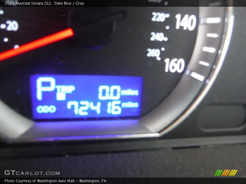 Slate Blue / Gray 2010 Hyundai Sonata GLS