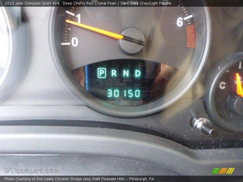 Deep Cherry Red Crystal Pearl / Dark Slate Gray/Light Pebble 2013 Jeep Compass Sport 4x4
