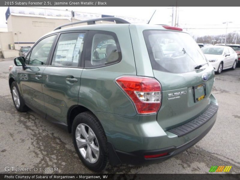 Jasmine Green Metallic / Black 2015 Subaru Forester 2.5i