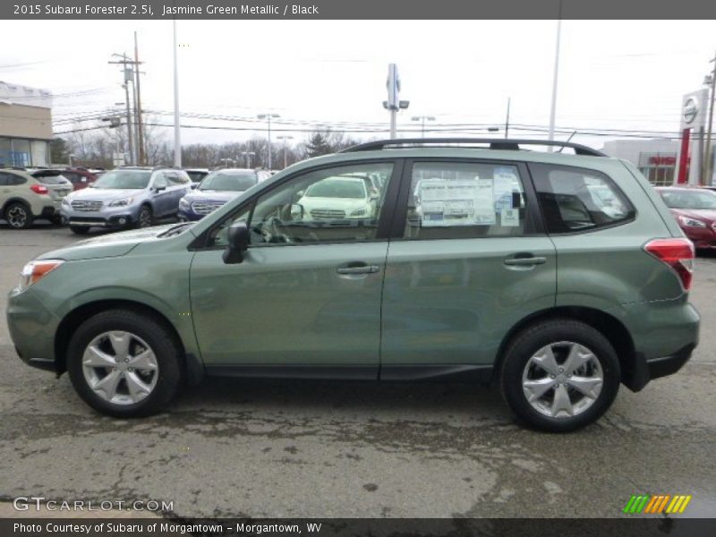 Jasmine Green Metallic / Black 2015 Subaru Forester 2.5i