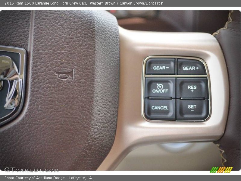 Controls of 2015 1500 Laramie Long Horn Crew Cab