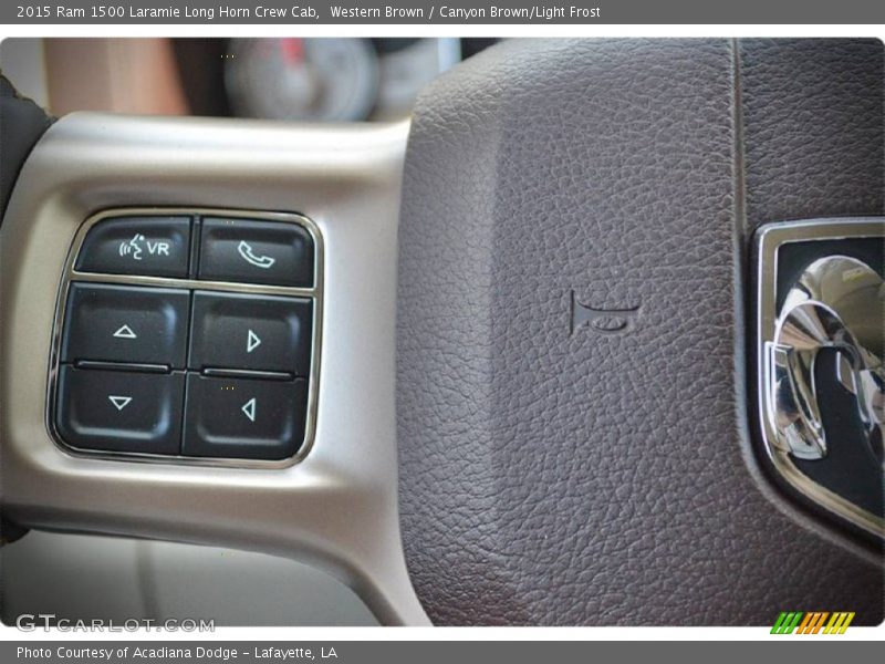 Controls of 2015 1500 Laramie Long Horn Crew Cab
