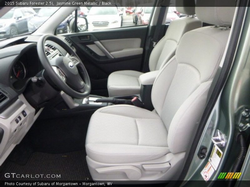 Jasmine Green Metallic / Black 2015 Subaru Forester 2.5i