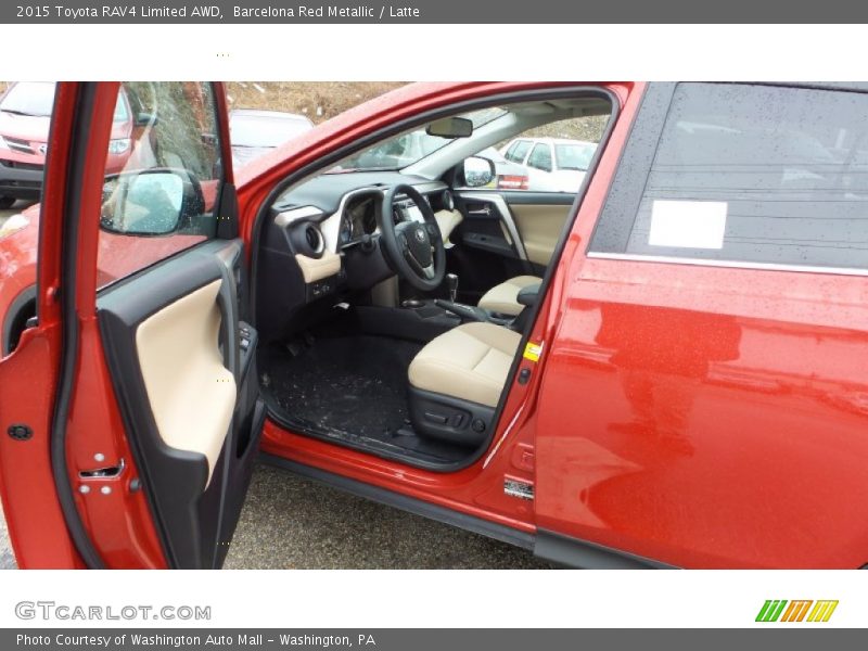 Barcelona Red Metallic / Latte 2015 Toyota RAV4 Limited AWD