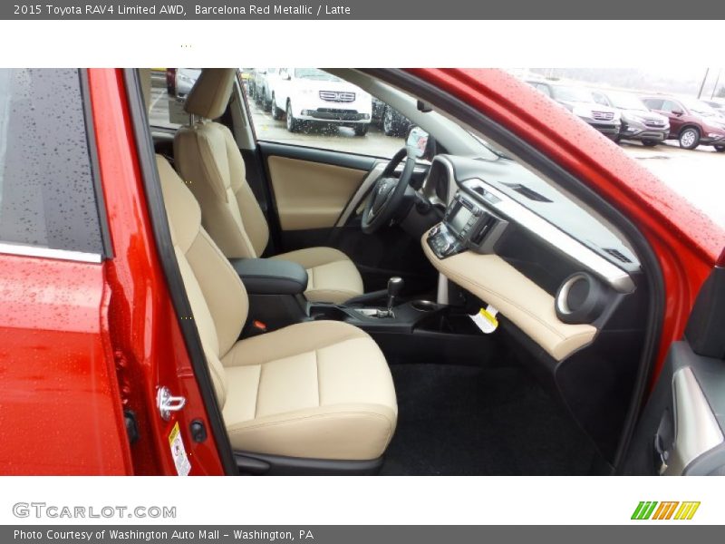 Barcelona Red Metallic / Latte 2015 Toyota RAV4 Limited AWD