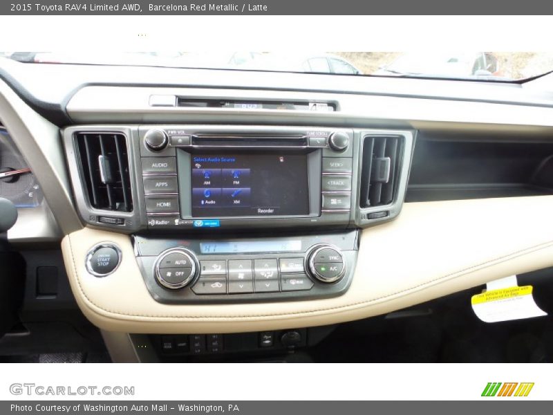 Barcelona Red Metallic / Latte 2015 Toyota RAV4 Limited AWD