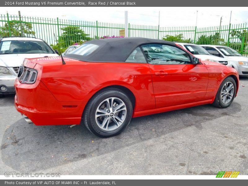 Race Red / Charcoal Black 2014 Ford Mustang V6 Premium Convertible
