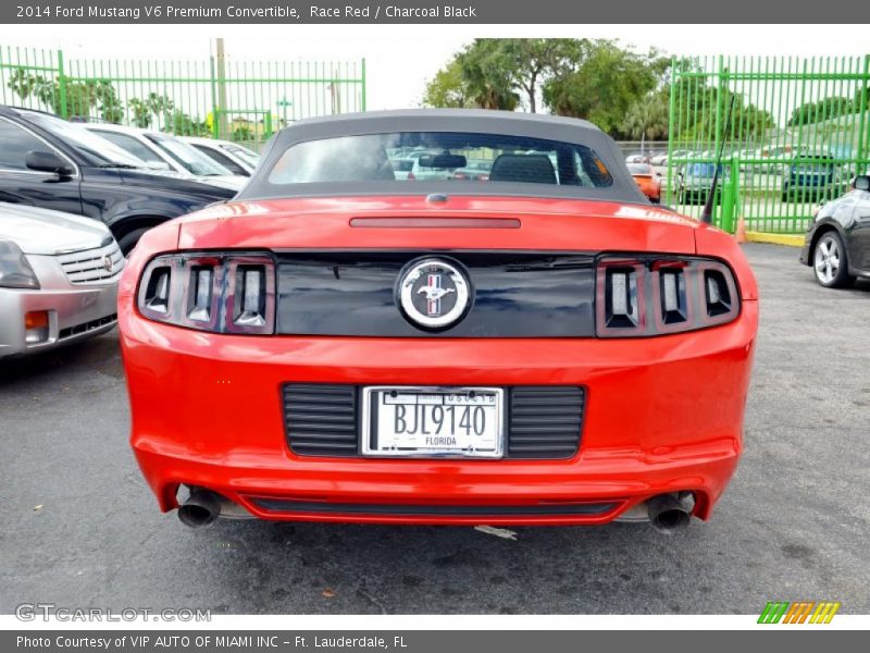 Race Red / Charcoal Black 2014 Ford Mustang V6 Premium Convertible