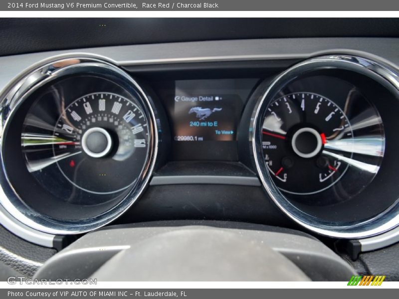  2014 Mustang V6 Premium Convertible V6 Premium Convertible Gauges
