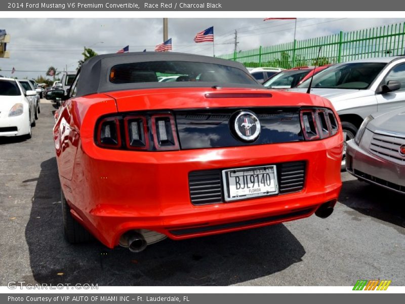 Race Red / Charcoal Black 2014 Ford Mustang V6 Premium Convertible
