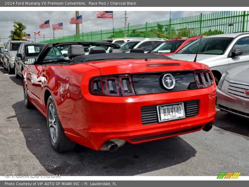 Race Red / Charcoal Black 2014 Ford Mustang V6 Premium Convertible