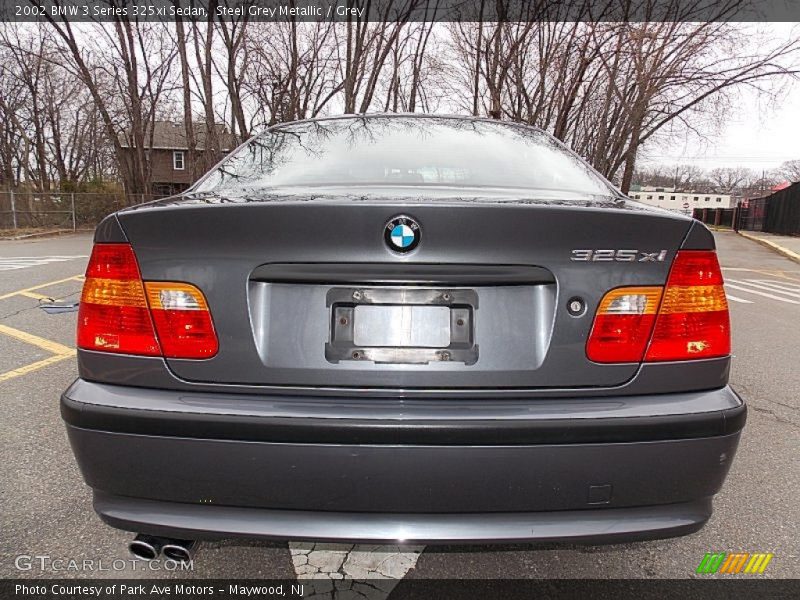 Steel Grey Metallic / Grey 2002 BMW 3 Series 325xi Sedan