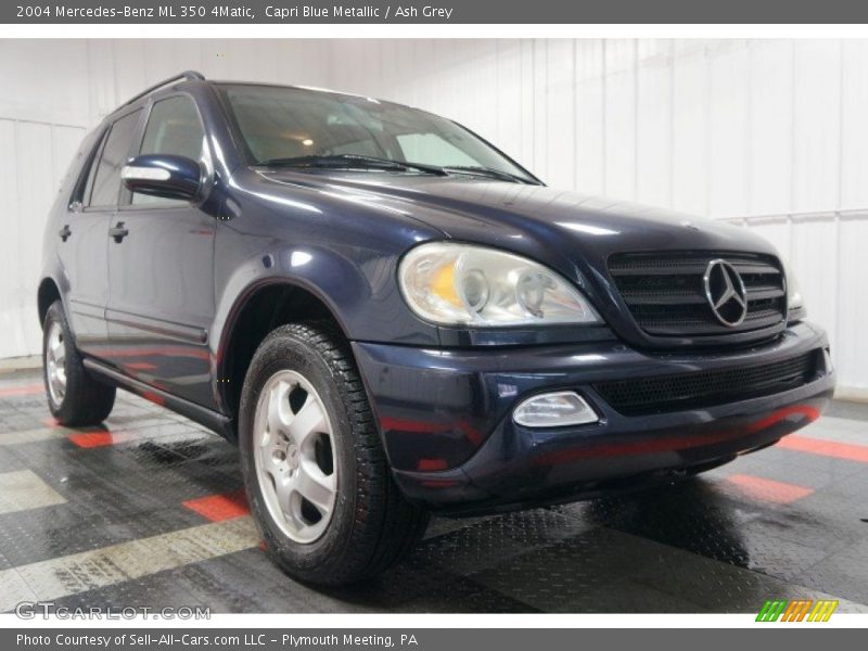 Capri Blue Metallic / Ash Grey 2004 Mercedes-Benz ML 350 4Matic