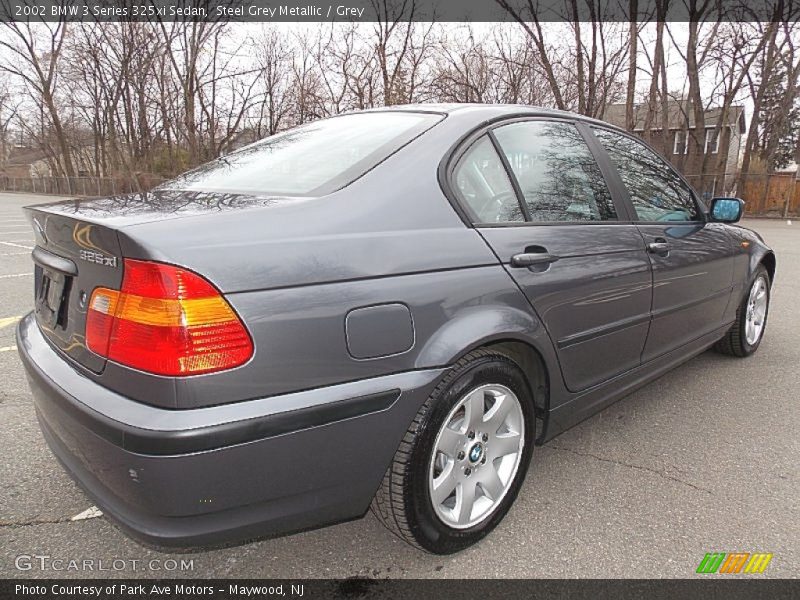 Steel Grey Metallic / Grey 2002 BMW 3 Series 325xi Sedan