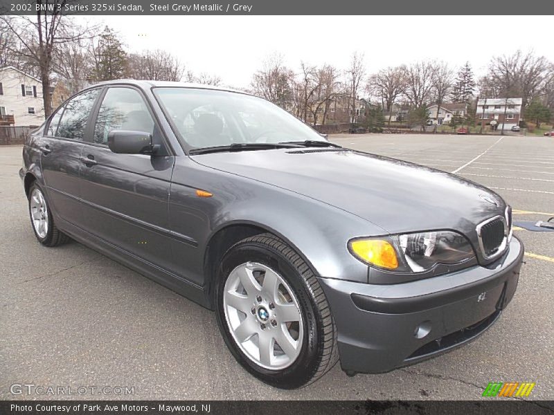 Front 3/4 View of 2002 3 Series 325xi Sedan