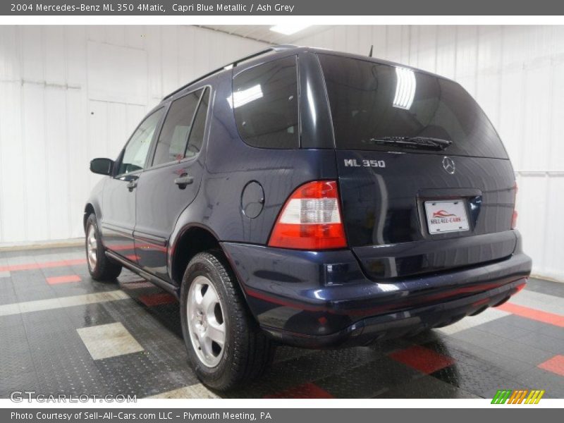 Capri Blue Metallic / Ash Grey 2004 Mercedes-Benz ML 350 4Matic